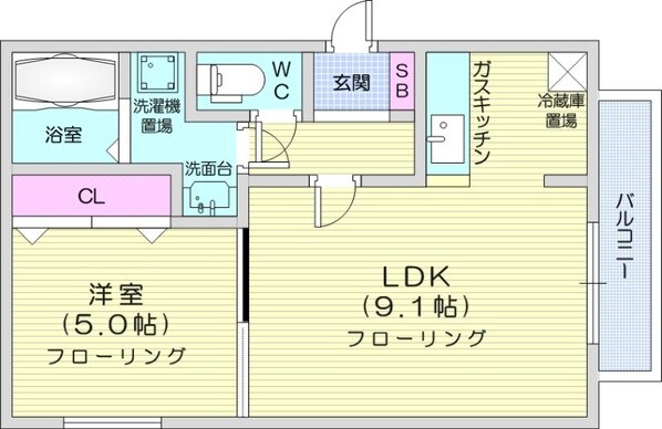 麻生駅 徒歩7分 2階の物件間取画像